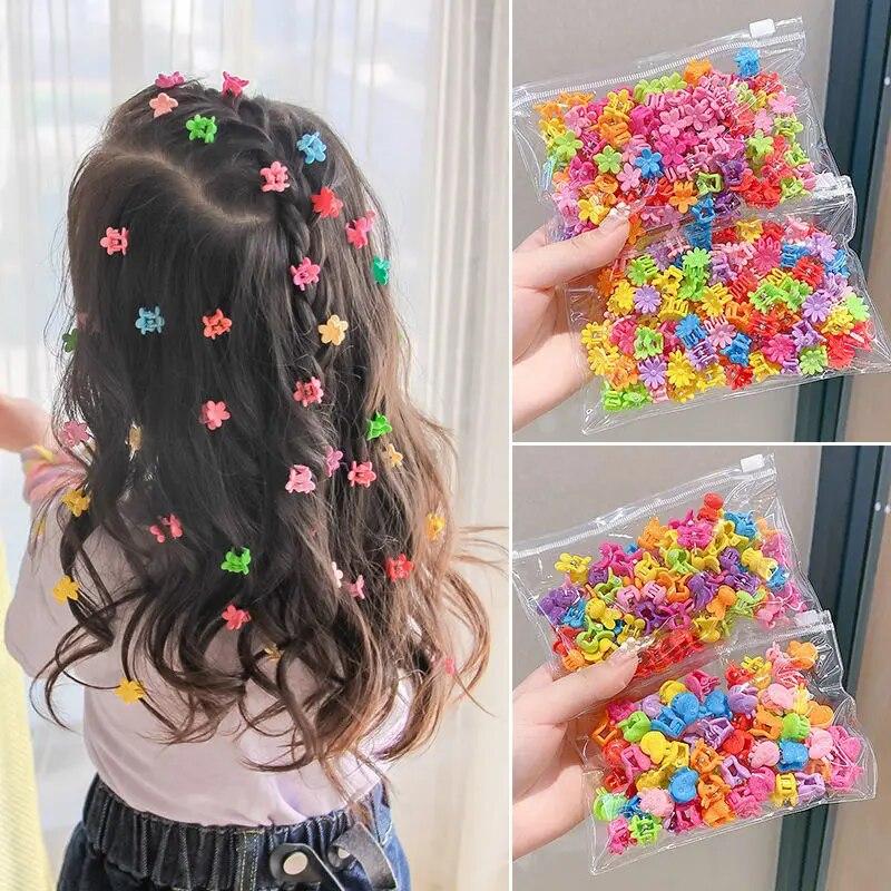 50pcs Girs Cute Colorful Flower Star Crown Small Hair Claws Lovely Hair Decorate Claw Clips Hairpins Kids Sweet Hair Accessories
50pcs Girs Cute Colorful Flower Star Crown Small Hair Claws Lovely Hair Decorate Claw Clips Hairpins Kids Sweet Hair Accessories