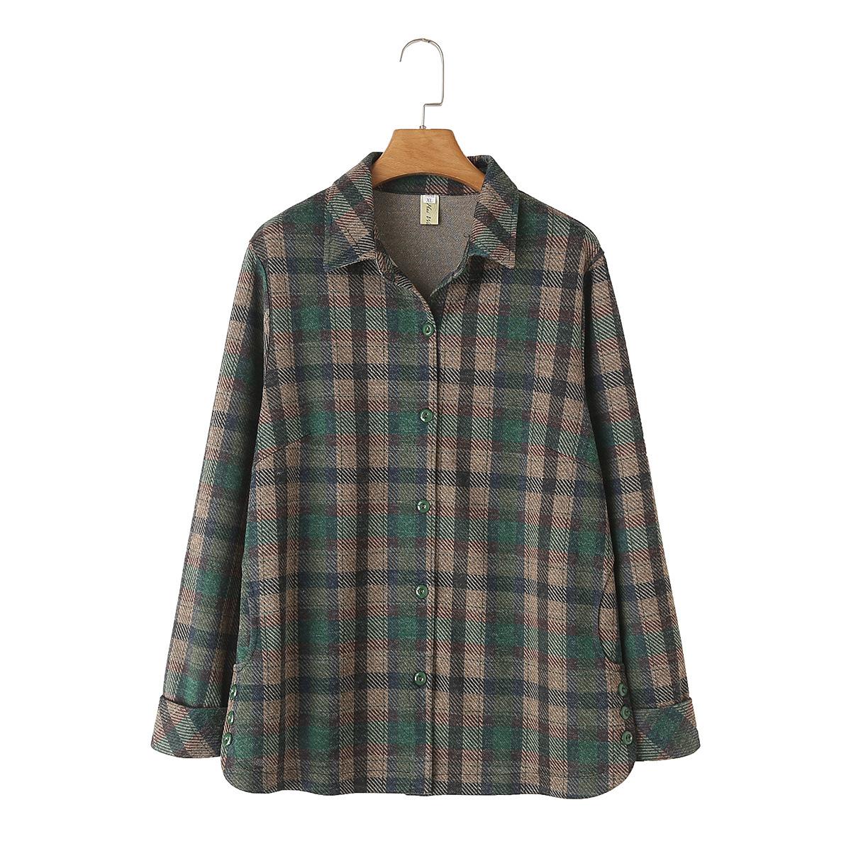 2025 Autumn Plus Size Women s Plaid Cardigan - Long Sleeve Slimming Jacket 2XL зелений
2025 Autumn Plus Size Women s Plaid Cardigan - Long Sleeve Slimming Jacket 2XL зелений