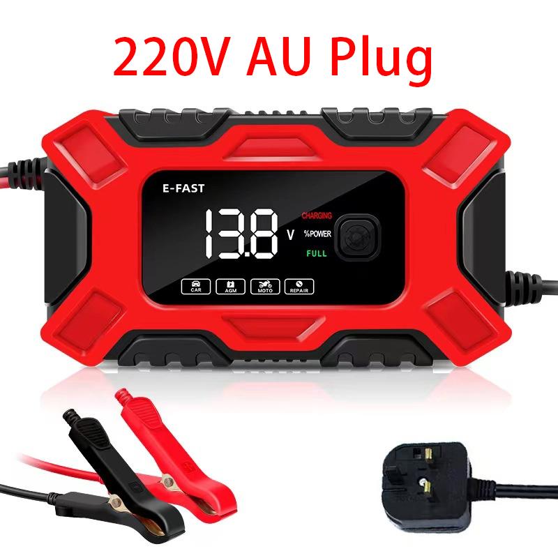 12V Automotive Battery Charger Motorcycle Car Battery Charger Pulse Repair for AGM GEL SLA&Wet Batteries Car Accessories AU Plug
12V Automotive Battery Charger Motorcycle Car Battery Charger Pulse Repair for AGM GEL SLA&Wet Batteries Car Accessories AU Plug