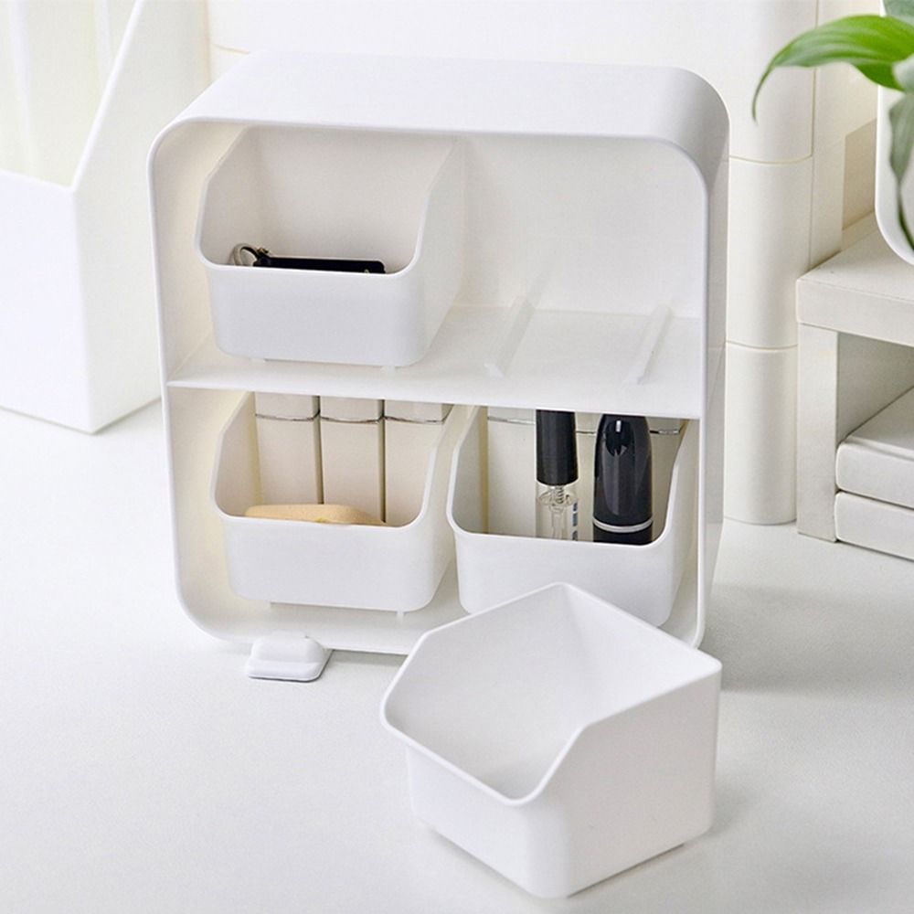 Plastic Jewelry Storage Box Detachable Cosmetic Storage Box Stationery Sundries Rack Bathroom білий
Plastic Jewelry Storage Box Detachable Cosmetic Storage Box Stationery Sundries Rack Bathroom білий