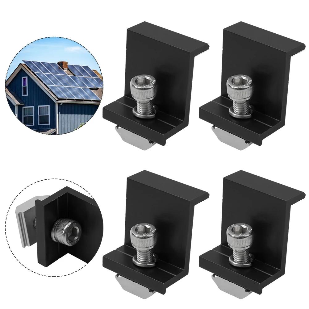 End Clamp Premium PV Solar Module Mounting Support End Clamp Black 40mm/45mm High Quality Aluminum Alloy Construction
End Clamp Premium PV Solar Module Mounting Support End Clamp Black 40mm/45mm High Quality Aluminum Alloy Construction