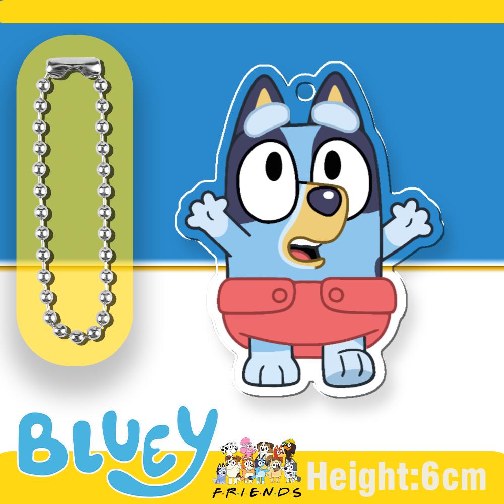 New Kawaii 10Pcs Bluey Cute Acrylic Keychain Pendant Anime Animation Figure Peripheral Keyring Boy and Girl Gift
New Kawaii 10Pcs Bluey Cute Acrylic Keychain Pendant Anime Animation Figure Peripheral Keyring Boy and Girl Gift