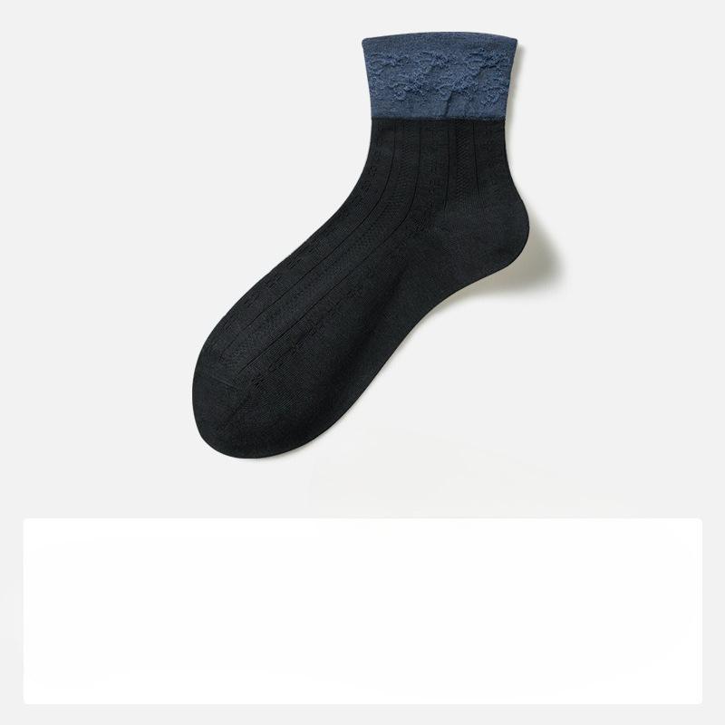Washi Silk Women s Loose-mouthed Socks, Summer Light-weight Mid-calf Socks, Breathable and Sweat-absorbent Ultra-thin Short Socks 1 pair чорний
Washi Silk Women s Loose-mouthed Socks, Summer Light-weight Mid-calf Socks, Breathable and Sweat-absorbent Ultra-thin Short Socks 1 pair чорний