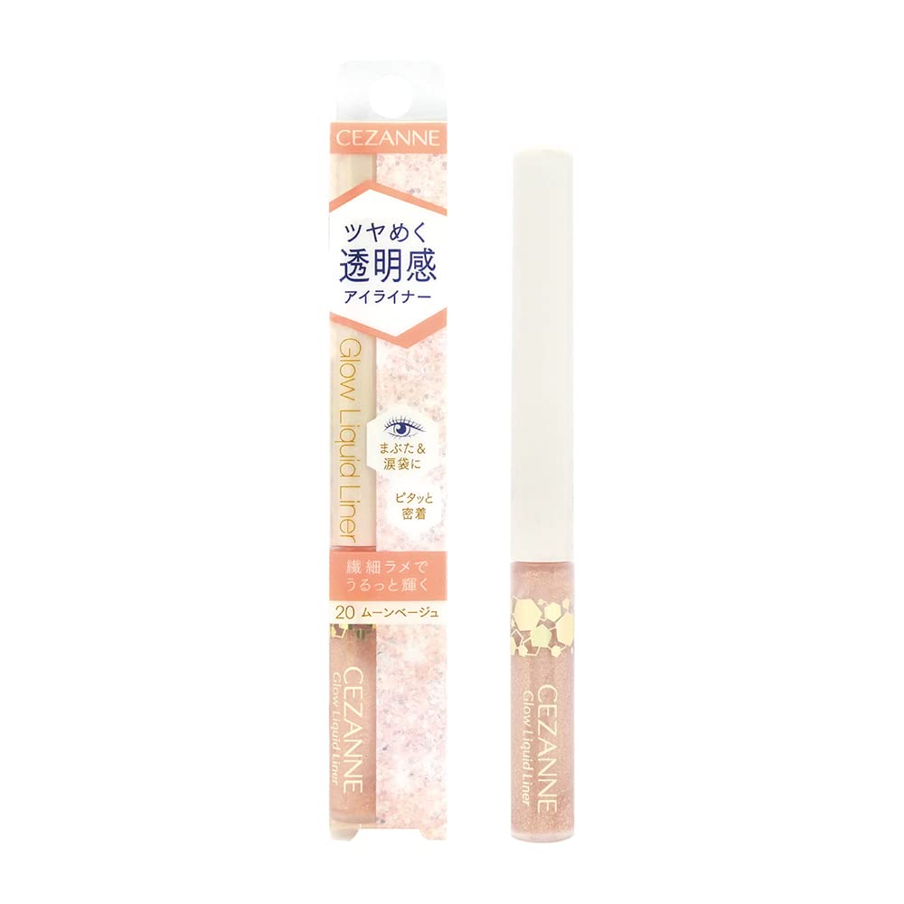 Cezanne Gel Glow Liquid Liner 20 Moon Beige Liquid Glitter Liner Tear Bag Multicolor Glitter 2.0g
Cezanne Gel Glow Liquid Liner 20 Moon Beige Liquid Glitter Liner Tear Bag Multicolor Glitter 2.0g