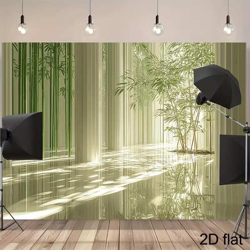 2D Tranquil Bamboo Backdrop, Green Bamboo Grove with Sunlight Shadows on Water Background Cloth 47.2x31.5inch/120*80cm
2D Tranquil Bamboo Backdrop, Green Bamboo Grove with Sunlight Shadows on Water Background Cloth 47.2x31.5inch/120*80cm