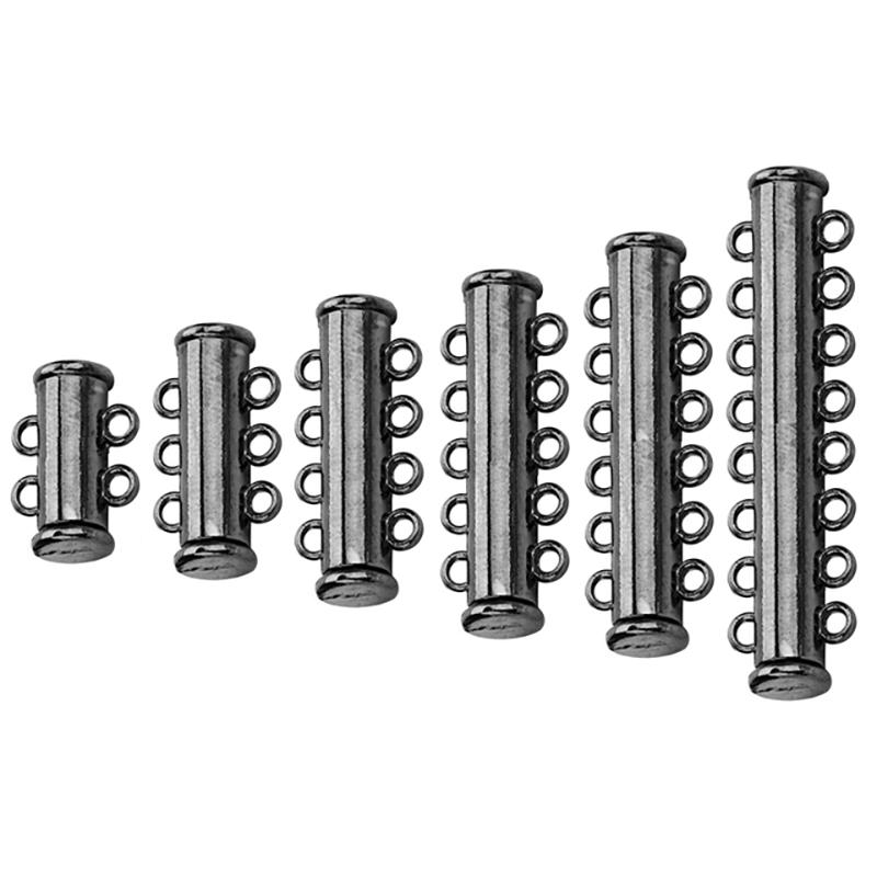5pcs Strong Magnetic Clasps 2/3/4/5/6/8 Hole Tube Clasps Connector For Bracelet Necklaces Buckle Hook Jewelry Finding Component 6x15mm 2 Hole
5pcs Strong Magnetic Clasps 2/3/4/5/6/8 Hole Tube Clasps Connector For Bracelet Necklaces Buckle Hook Jewelry Finding Component 6x15mm 2 Hole