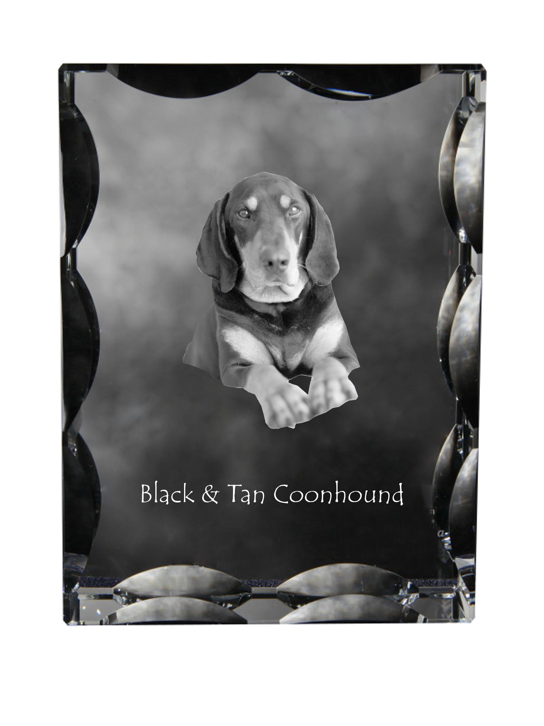 Black and Tan Coonhound I - crystal with a picture of a dog, glass statuette with a picture, unique frame with a picture from Art-Dog brand прозорий
Black and Tan Coonhound I - crystal with a picture of a dog, glass statuette with a picture, unique frame with a picture from Art-Dog brand прозорий