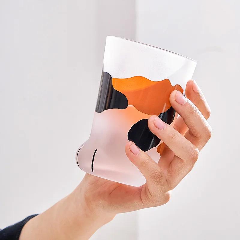 Стекло с рисунком японской кошачьей лапы, чашка с матовой кошачьей лапкой, термостойкие чашки для воды, креативная чашка для молока, кофейная чашка, посуда для питья
Стекло с рисунком японской кошачьей лапы, чашка с матовой кошачьей лапкой, термостойкие чашки для воды, креативная чашка для молока, кофейная чашка, посуда для питья