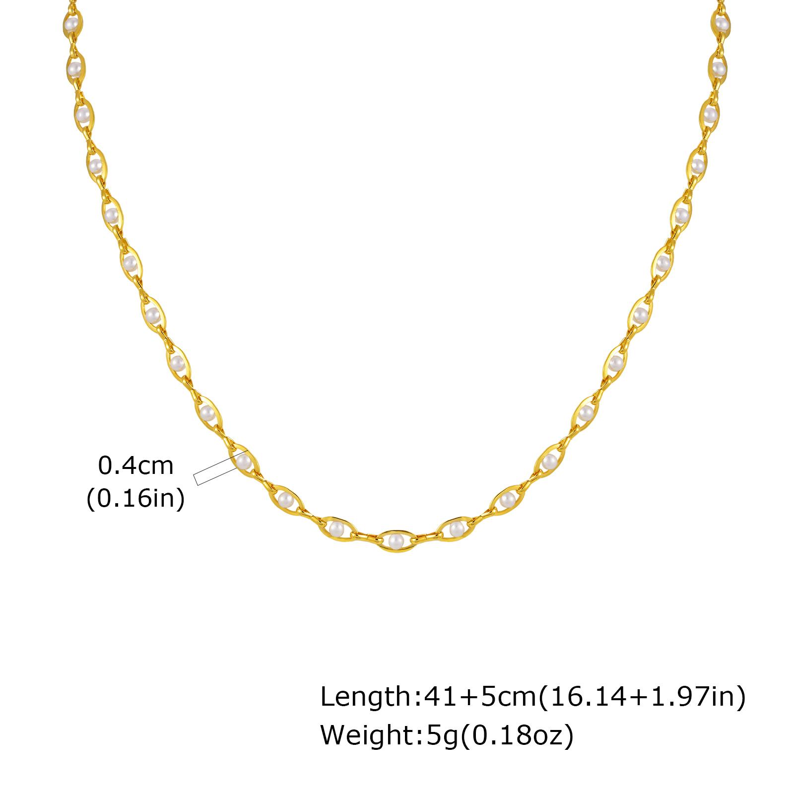 Oval Imitation Pearl Necklace for Women, Copper 14K Gold Plated Clavicle Chain Necklace, Dainty Jewelry Birthday Girlfriend Gift
Oval Imitation Pearl Necklace for Women, Copper 14K Gold Plated Clavicle Chain Necklace, Dainty Jewelry Birthday Girlfriend Gift