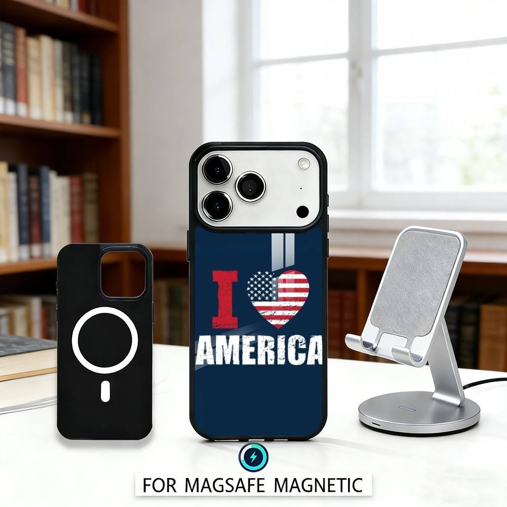 A-America USA Flag Phone Case Magnetic For iPhone17 16 15 14 13 12 Pro Max For Magsafe Wireless Charging Cover iPhone15PROMAX
A-America USA Flag Phone Case Magnetic For iPhone17 16 15 14 13 12 Pro Max For Magsafe Wireless Charging Cover iPhone15PROMAX