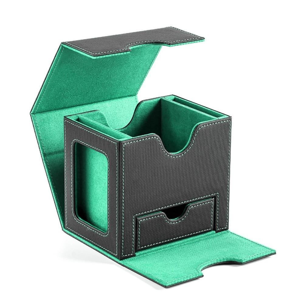 Fashion PU Leather Card Deck Box Flannel Holds 100Cards Window Collection Box Collection Game Card Organizer Children зелёный
Fashion PU Leather Card Deck Box Flannel Holds 100Cards Window Collection Box Collection Game Card Organizer Children зелёный