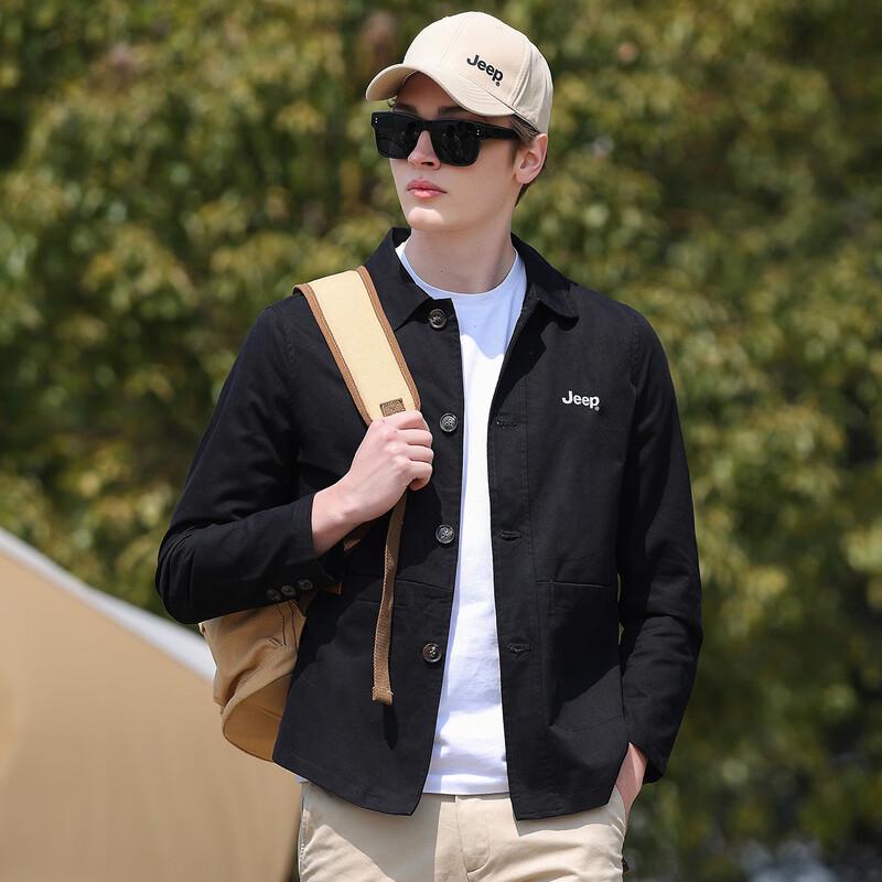 JEEP Solid Color Versatile Lapel Shirt Jacket 2XL
JEEP Solid Color Versatile Lapel Shirt Jacket 2XL