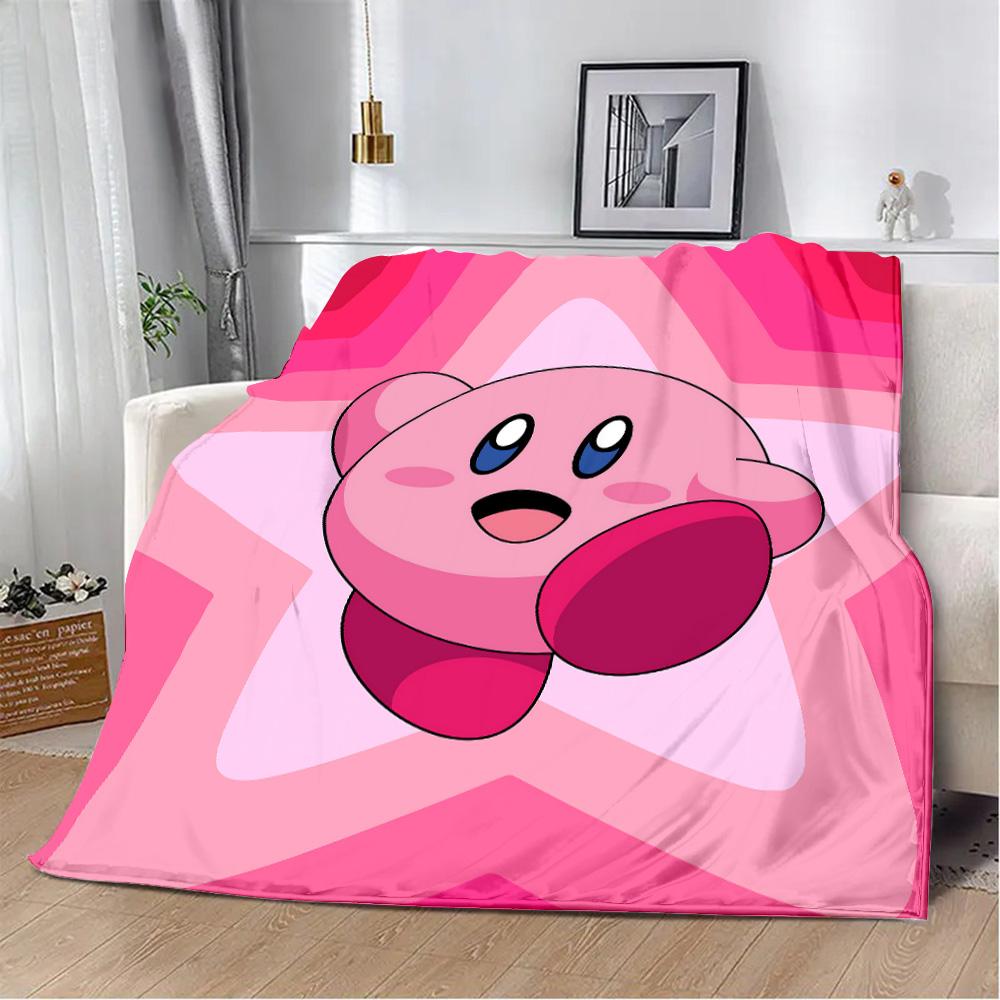 Sanrio Cute Cartoon K-KirbyS Printed Blanket Picnic Blankets Warm Blanket Soft and Comfortable Blanket Home Travel Birthday Gift 76x102cm(30x40in)
Sanrio Cute Cartoon K-KirbyS Printed Blanket Picnic Blankets Warm Blanket Soft and Comfortable Blanket Home Travel Birthday Gift 76x102cm(30x40in)