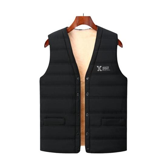 Men Thermal Waistcoat V-neck Sleeveless Velvet Lining Cotton Vest with Pockets 4XL чорний
Men Thermal Waistcoat V-neck Sleeveless Velvet Lining Cotton Vest with Pockets 4XL чорний