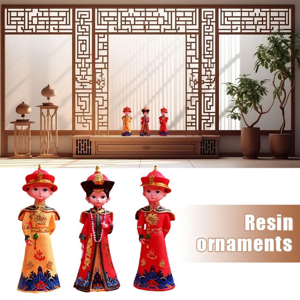 Handmade Court Resin Statue National Style Queen Resin Ornaments Emperor Model Desktop 12cm-style 3
Handmade Court Resin Statue National Style Queen Resin Ornaments Emperor Model Desktop 12cm-style 3