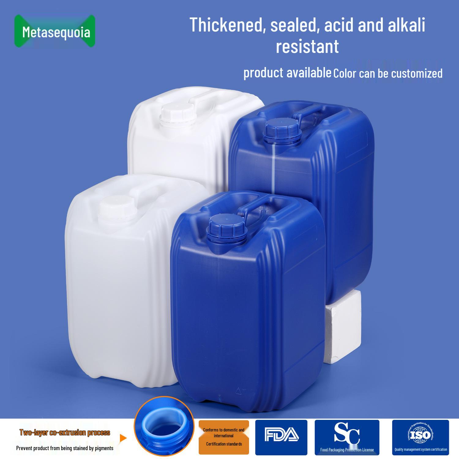 Sealed HDPE 10kg Stackable Square Bucket with Liquid Level Line for Food or Chemical Storage 10L Blue with Inner Lid, Special Offer 400g
Sealed HDPE 10kg Stackable Square Bucket with Liquid Level Line for Food or Chemical Storage 10L Blue with Inner Lid, Special Offer 400g
