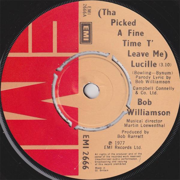 7-дюймовая пластинка BOB WILLIAMSON Tha Picked A Fine Time T Leave Me EMI2666 EMI 1977 UK Поп Б/у
7-дюймовая пластинка BOB WILLIAMSON Tha Picked A Fine Time T Leave Me EMI2666 EMI 1977 UK Поп Б/у