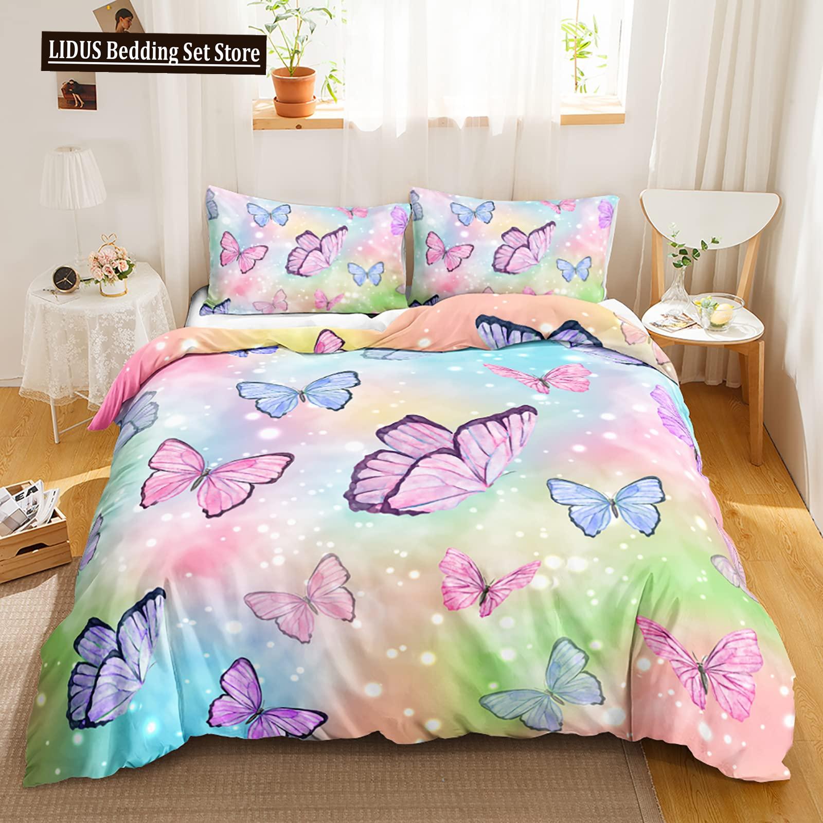 Комплект постельного белья «Бабочка» Полный размер, Комплект постельного белья «Радуга» Для Девочек, Комплект одеяла «Радуга» С Бабочками, Розовый Фиолетовый EU single(135x200cm)
Комплект постельного белья «Бабочка» Полный размер, Комплект постельного белья «Радуга» Для Девочек, Комплект одеяла «Радуга» С Бабочками, Розовый Фиолетовый EU single(135x200cm)