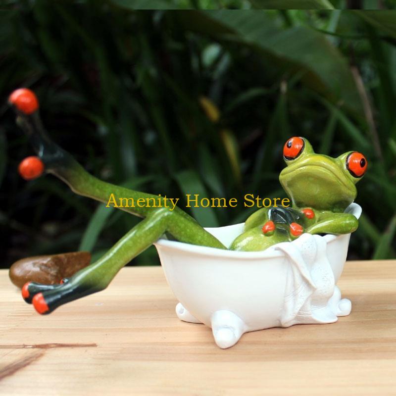 F26C Novelty Bathtub Bathing for Frog Resin Statue Desktop Ornament Sculpture Landscape Photo Props for Home Indoor Decoratio CN
F26C Novelty Bathtub Bathing for Frog Resin Statue Desktop Ornament Sculpture Landscape Photo Props for Home Indoor Decoratio CN