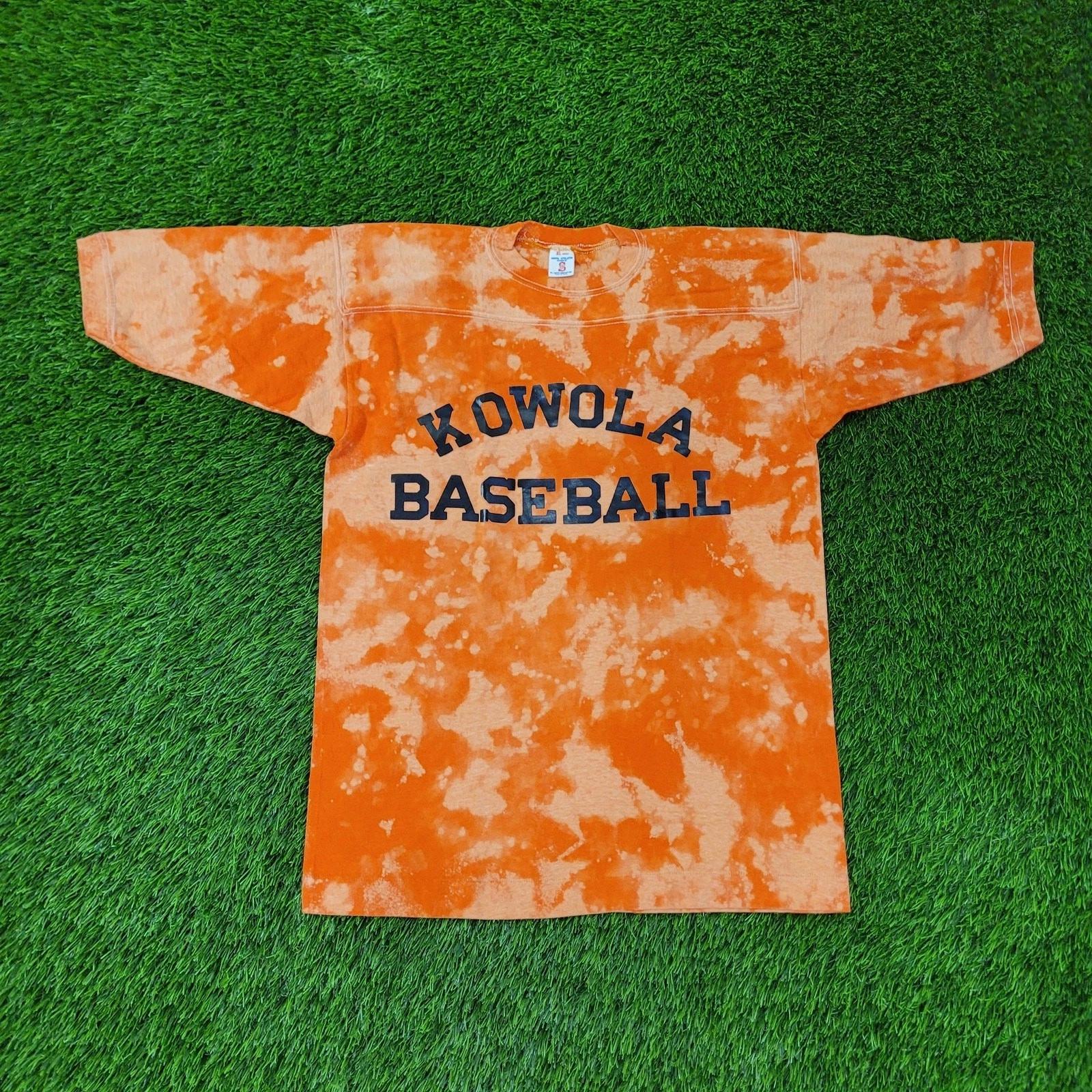 Vintage 80s Kowola Baseball Shirt Medium 20x28 Bleached USA L
Vintage 80s Kowola Baseball Shirt Medium 20x28 Bleached USA L