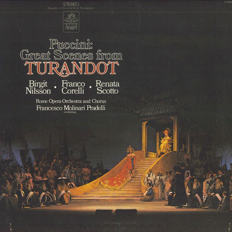LP Record PUCCINI BIRGIT NILSSON FRANCO COR Great Scenes From Turandot S36537 ANGEL US Classical Used
LP Record PUCCINI BIRGIT NILSSON FRANCO COR Great Scenes From Turandot S36537 ANGEL US Classical Used