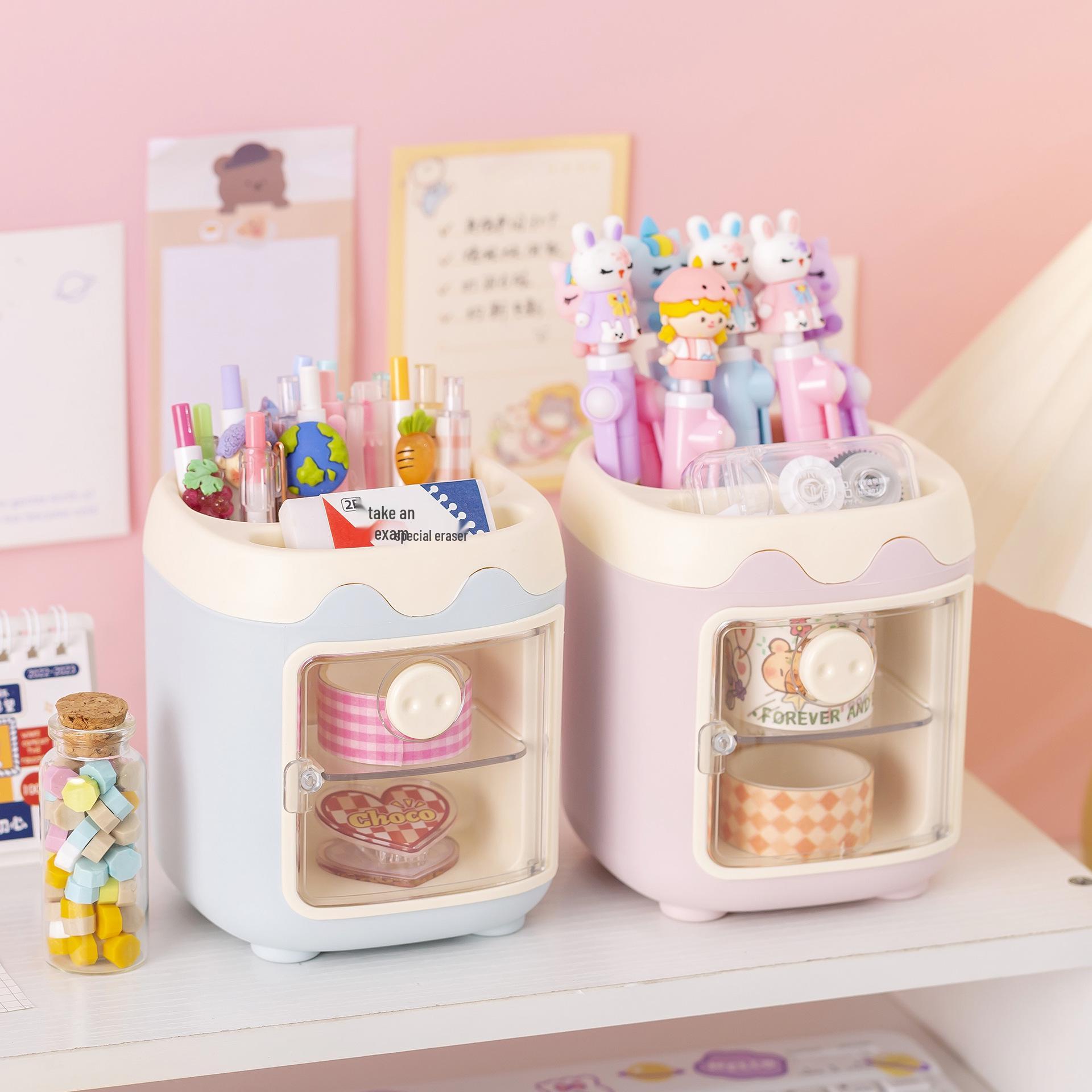 Cute Pig Multi-Compartment Pen Holder - Creative Cartoon Desk Organizer for Students
Cute Pig Multi-Compartment Pen Holder - Creative Cartoon Desk Organizer for Students