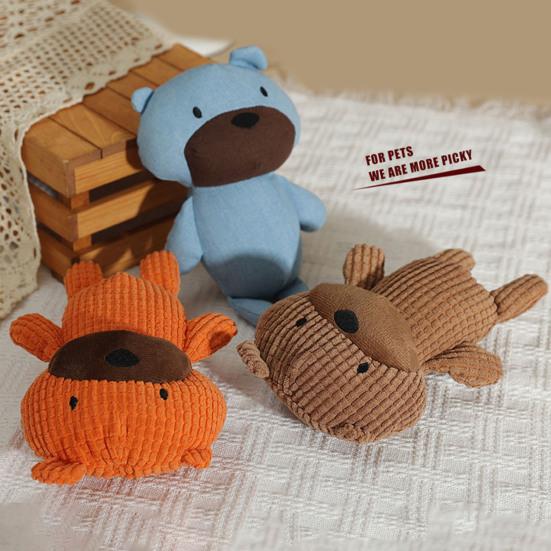 Игрушка для домашних животных в форме животного, устойчивая к укусам, привлекательная собака, забавная пищащая плюшевая игрушка коричневый 
Игрушка для домашних животных в форме животного, устойчивая к укусам, привлекательная собака, забавная пищащая плюшевая игрушка коричневый