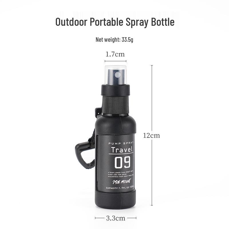 Outdoor Portable 50ml Leak-proof Hanging Spray Bottle for Alcohol чёрный
Outdoor Portable 50ml Leak-proof Hanging Spray Bottle for Alcohol чёрный