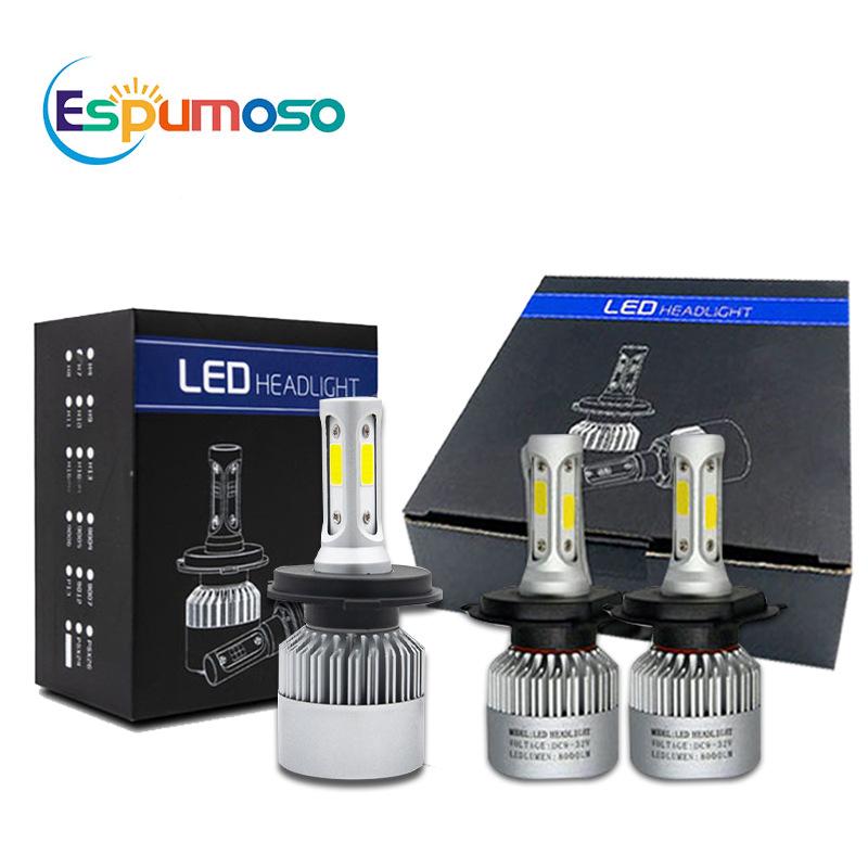 Super Bright Integrated S2 LED Headlights - H4 High/Low Beam, 9005 Automotive Headlights 9006
Super Bright Integrated S2 LED Headlights - H4 High/Low Beam, 9005 Automotive Headlights 9006