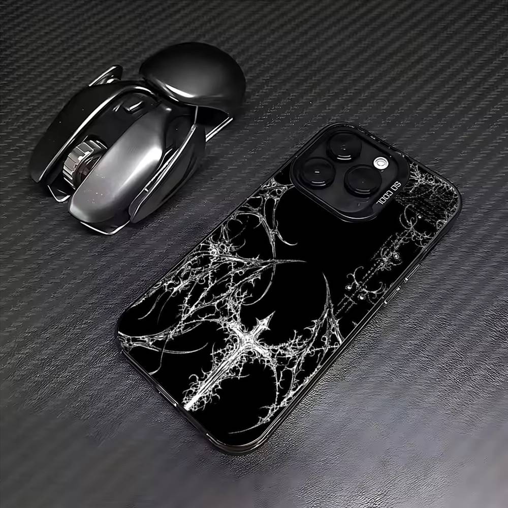 G-Gothic Cyber Sigil Cross Phone Case For iPhone17,16,15,14,13,12,11 Plus,Pro Max Colored Silver Plated Inside Cover iPhone13PRO
G-Gothic Cyber Sigil Cross Phone Case For iPhone17,16,15,14,13,12,11 Plus,Pro Max Colored Silver Plated Inside Cover iPhone13PRO