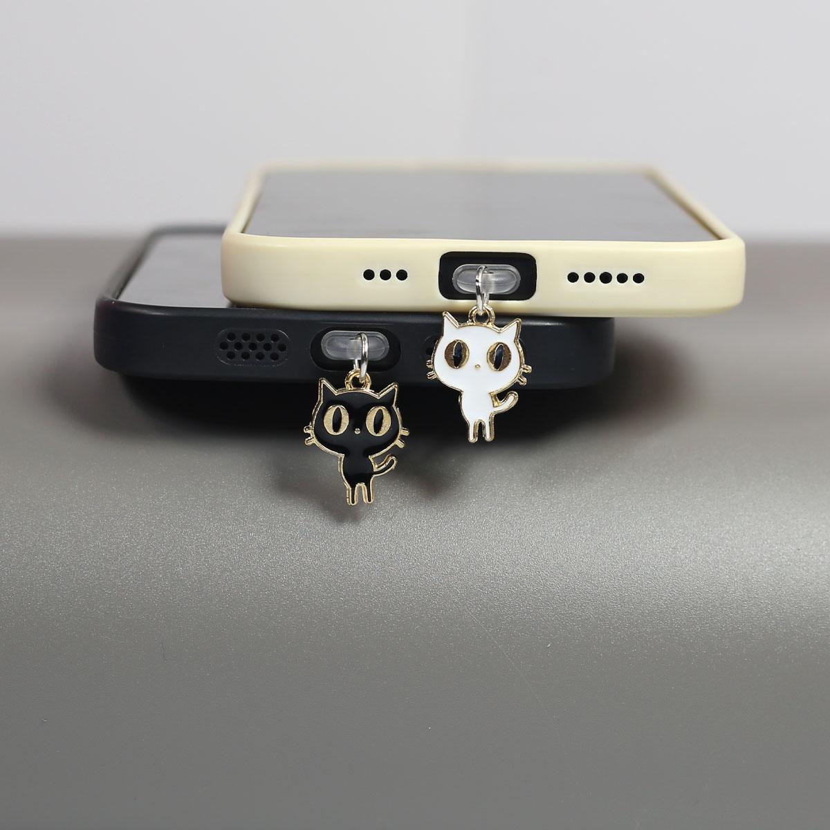 Cute Cat Black And White Phone Dust Plug Hanging Pendant, Phone Accessories Decoration For Iphone For Samsung Type-C Dust Plug
Cute Cat Black And White Phone Dust Plug Hanging Pendant, Phone Accessories Decoration For Iphone For Samsung Type-C Dust Plug