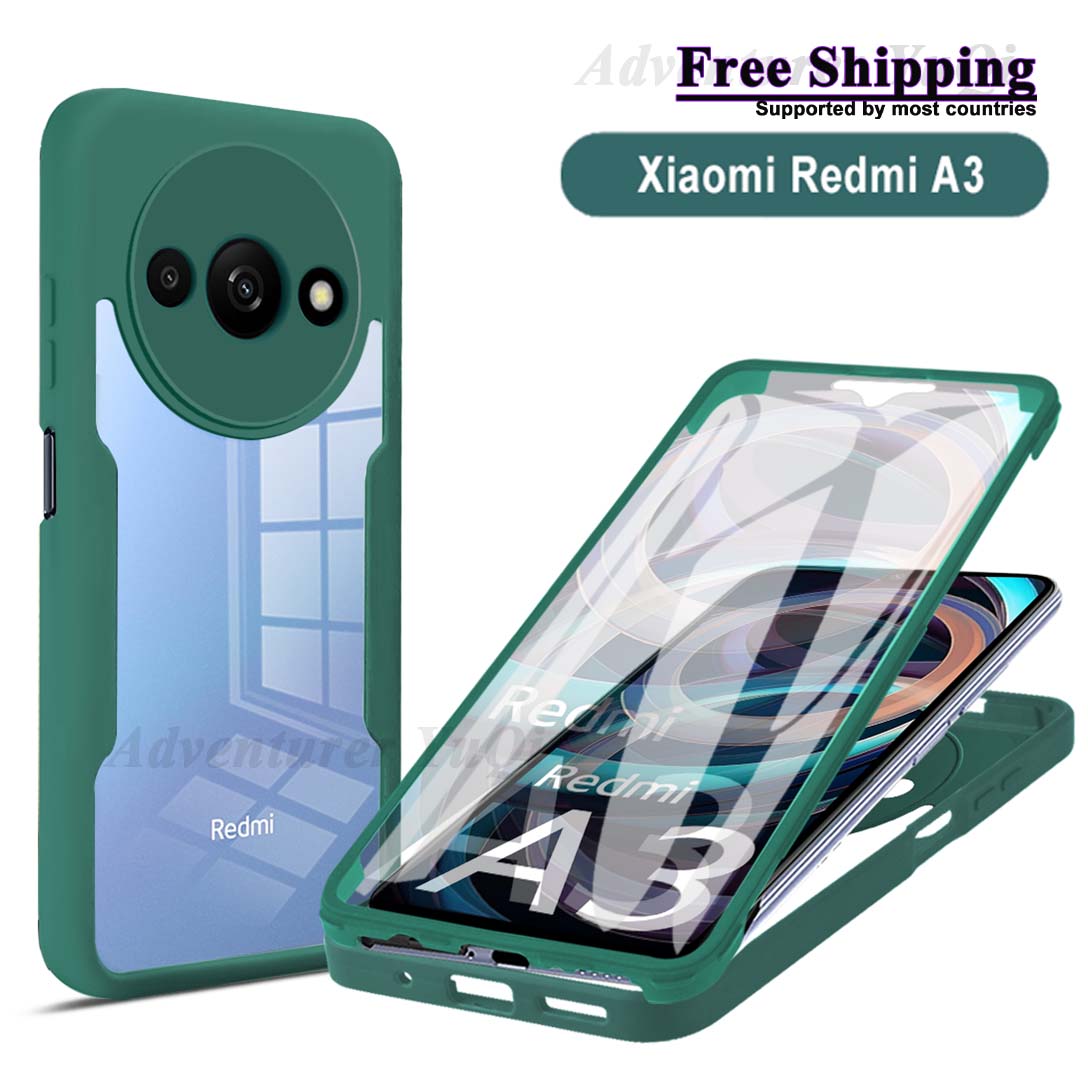 For Redmi A3 Xiaomi 360 Phone Case Full Coverage Protection Screen Protector Camera Lens Bumper Shell Funda for RM A3&360 protective case рожевий
For Redmi A3 Xiaomi 360 Phone Case Full Coverage Protection Screen Protector Camera Lens Bumper Shell Funda for RM A3&360 protective case рожевий