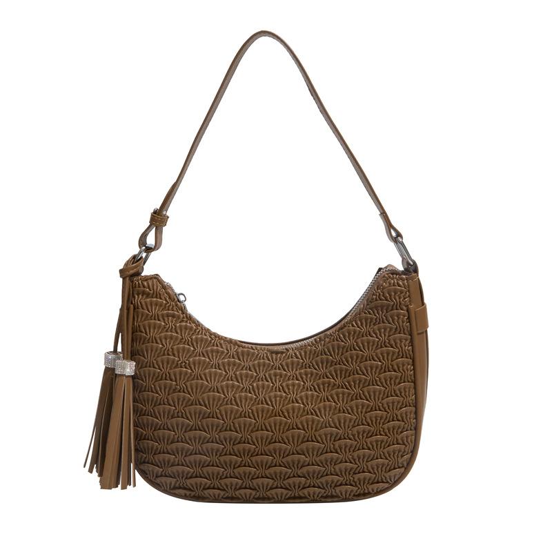 High-end woven pattern underarm bag women s new fashion and versatile handbag shoulder bag retro texture crossbody bag темного кольору хакі
High-end woven pattern underarm bag women s new fashion and versatile handbag shoulder bag retro texture crossbody bag темного кольору хакі