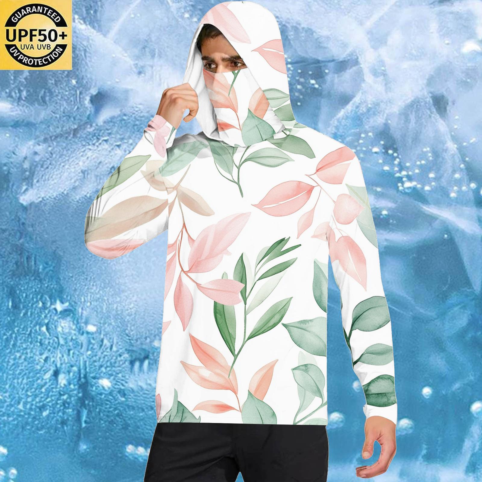 Men’s Long Sleeve Hooded Shirt with Built-In Face Covering Lightweight Pullover with Tree Print for Outdoor Activities XL білий
Men’s Long Sleeve Hooded Shirt with Built-In Face Covering Lightweight Pullover with Tree Print for Outdoor Activities XL білий