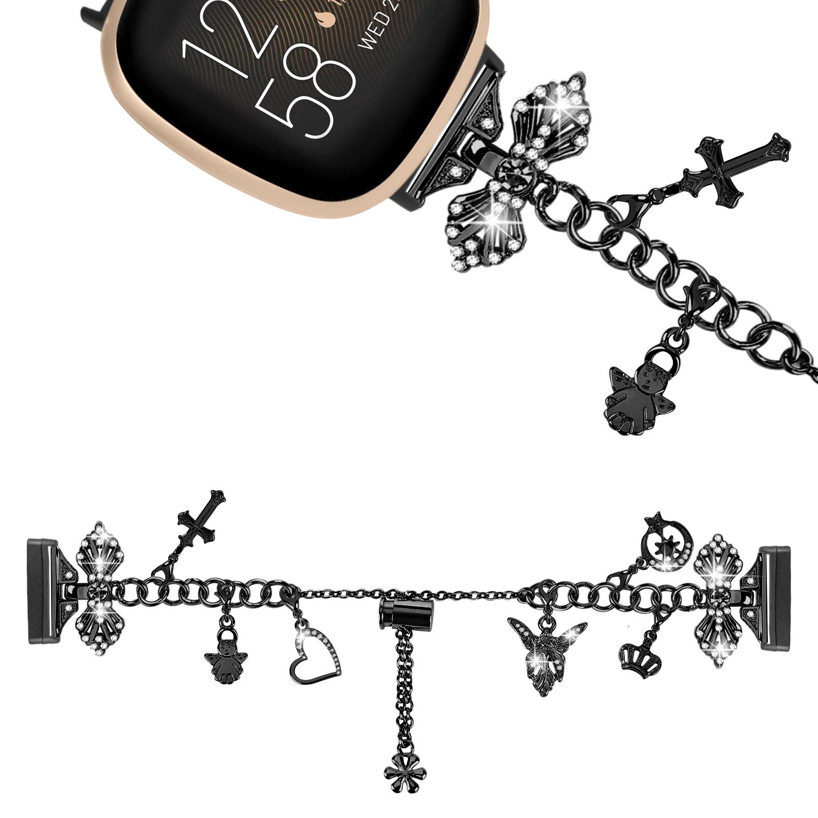 For Fitbit Versa 4/Sense 2 Adjustable Watch Band Decorative Pendant Bracelet DIY Strap Silver
For Fitbit Versa 4/Sense 2 Adjustable Watch Band Decorative Pendant Bracelet DIY Strap Silver