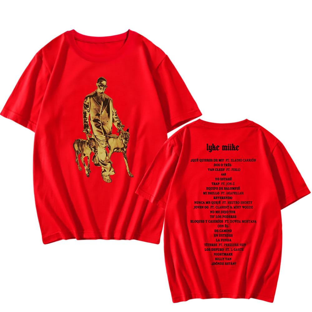 Men Tees Myke Towers LYKE MIIKE Album 2025 T-shirt Short Sleeve Cotton Round Neck Tshirts Hip Hop Unisex Streetwear Male Clothes XXL
Men Tees Myke Towers LYKE MIIKE Album 2025 T-shirt Short Sleeve Cotton Round Neck Tshirts Hip Hop Unisex Streetwear Male Clothes XXL