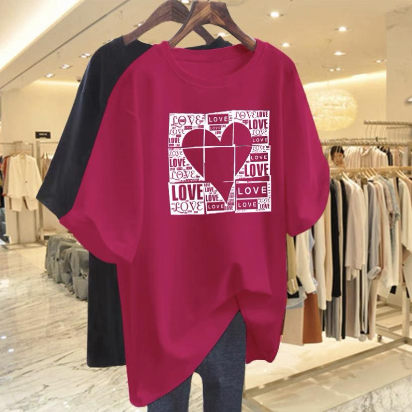 Dark green pure cotton loose long love short-sleeved T-shirt women s 2025 summer new large-size top ns tide S белый
Dark green pure cotton loose long love short-sleeved T-shirt women s 2025 summer new large-size top ns tide S белый