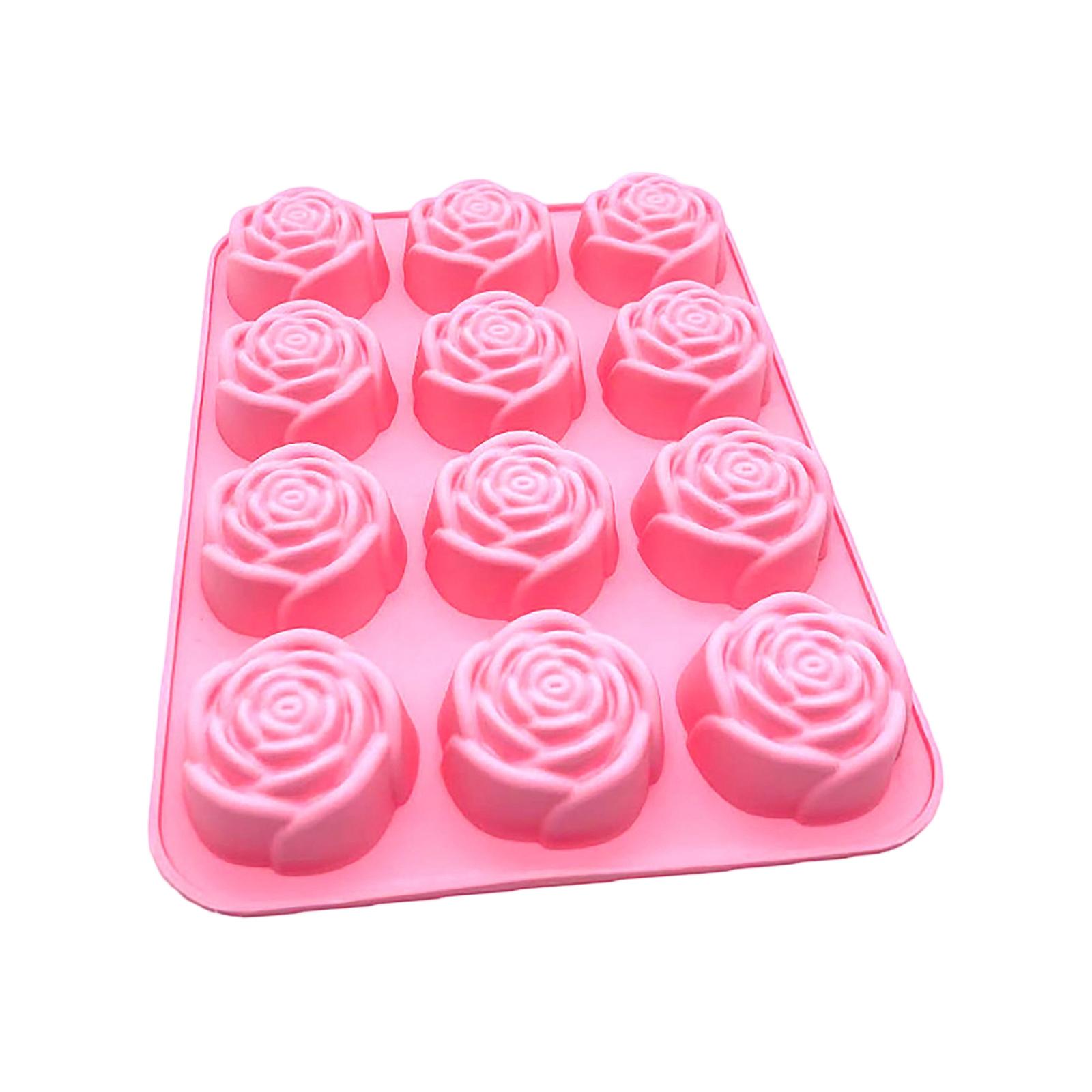 Silicone Baking Mold 12 Rose Flower Shaped Cavities for Muffins Cupcakes Chocolates Soap Candle Making Flexible Tray One Size розовый
Silicone Baking Mold 12 Rose Flower Shaped Cavities for Muffins Cupcakes Chocolates Soap Candle Making Flexible Tray One Size розовый