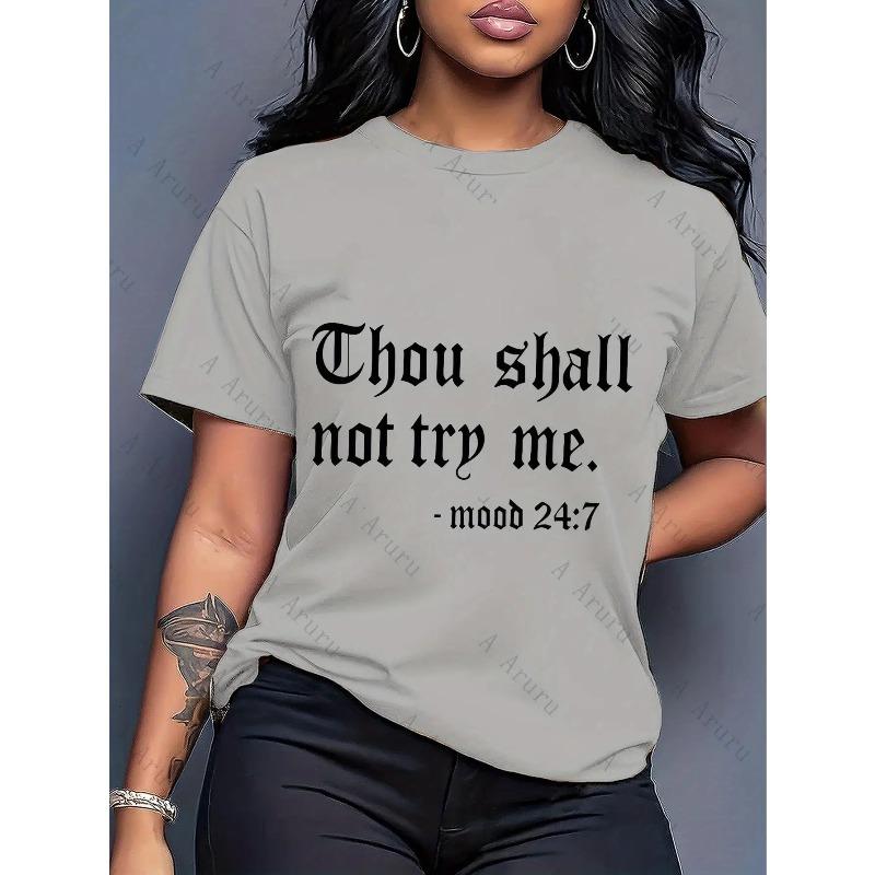 Ladies Soft Stretchy Casual Street Style Summer Round Neck Top, Machine Washable, Women S Short Sleeve Shirt, Bold Text Design, 4XL сірий
Ladies Soft Stretchy Casual Street Style Summer Round Neck Top, Machine Washable, Women S Short Sleeve Shirt, Bold Text Design, 4XL сірий