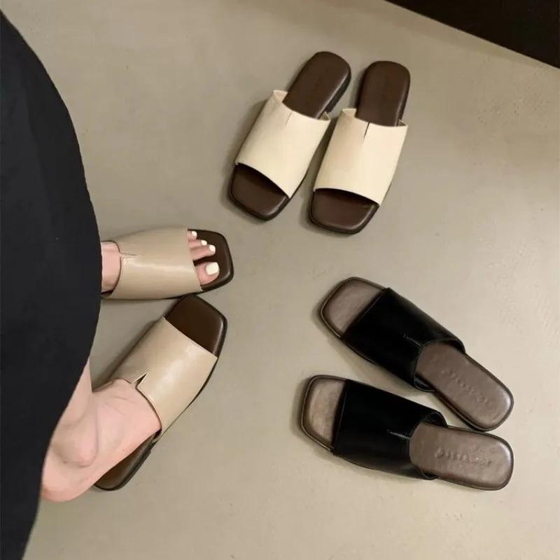 New 2024 Women S Solid Color Outdoor Open-toe Casual Slippers 2024 Summer Fashion Slip-On Woman Round Toe Sexy Beach Slippers
New 2024 Women S Solid Color Outdoor Open-toe Casual Slippers 2024 Summer Fashion Slip-On Woman Round Toe Sexy Beach Slippers