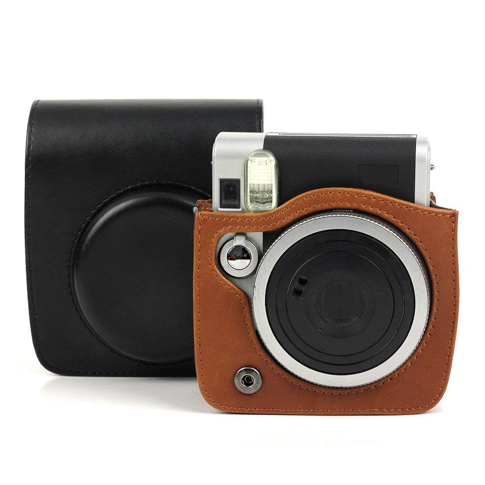 Чехол для камеры из искусственной кожи с ремешком для сумки Polaroid для камеры мгновенной пленки Fujifilm Instax Mini 90
Чехол для камеры из искусственной кожи с ремешком для сумки Polaroid для камеры мгновенной пленки Fujifilm Instax Mini 90