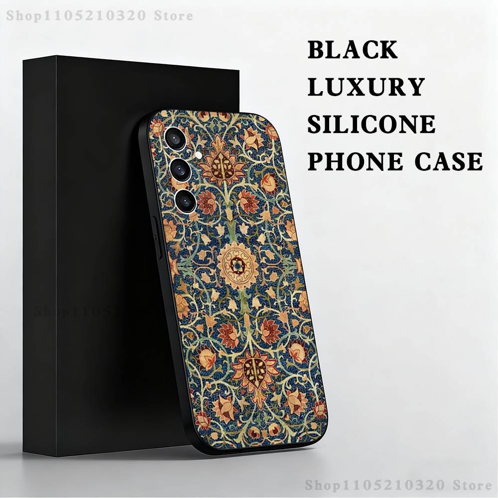 Art W-William M-Morris Phone Case For Samsung S25,S24,S23,S22,S21,S20,S10,Ultra,Plus,Lite,FE,Soft Silicone Black Cover SamsungS8
Art W-William M-Morris Phone Case For Samsung S25,S24,S23,S22,S21,S20,S10,Ultra,Plus,Lite,FE,Soft Silicone Black Cover SamsungS8
