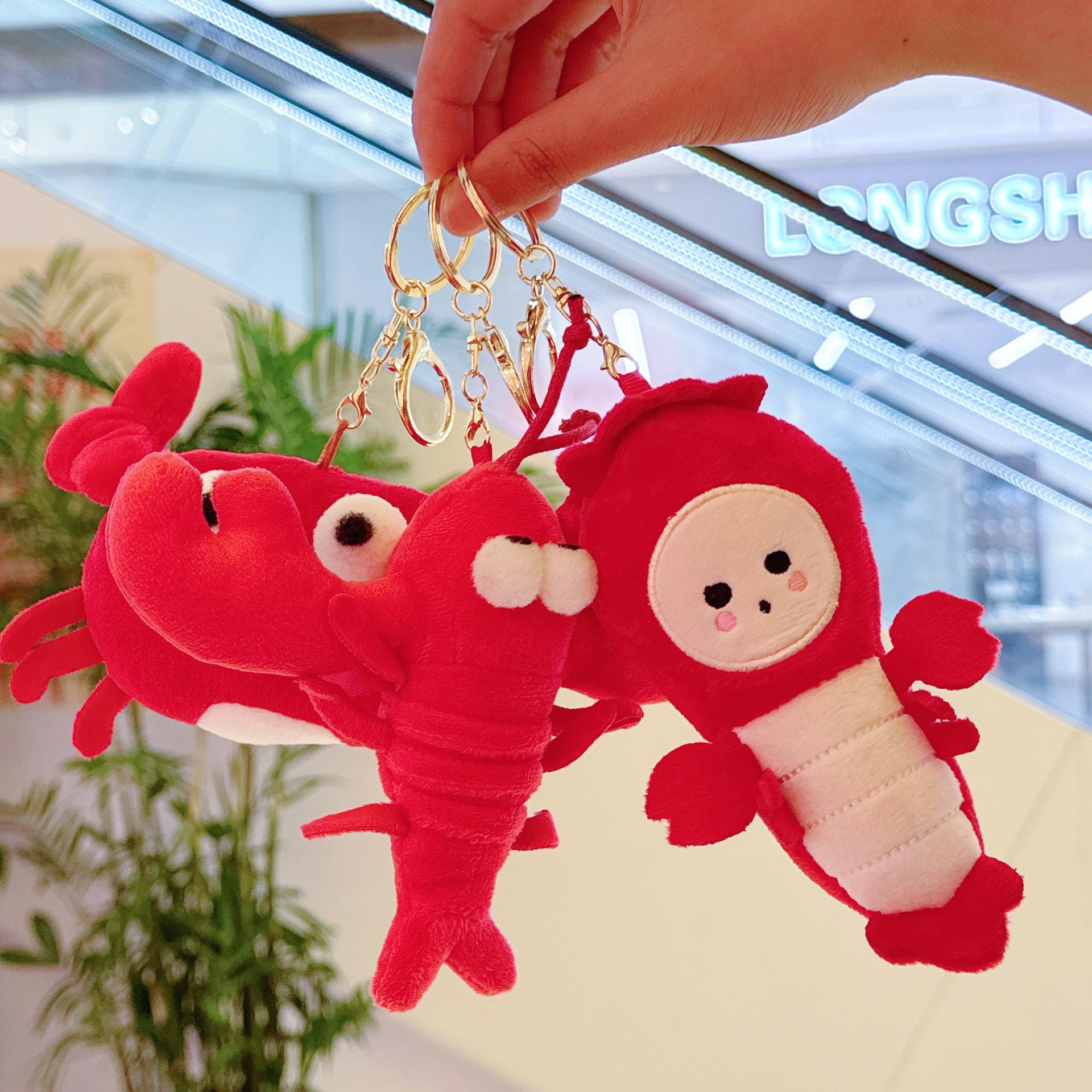 Internet Celebrity Crayfish Plush Pendant: Marine Life Keychain and Home Decoration Height 14cm
Internet Celebrity Crayfish Plush Pendant: Marine Life Keychain and Home Decoration Height 14cm