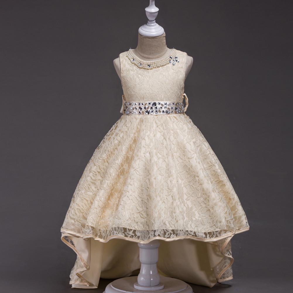 Girls Lace Gown Wedding Dress Middle Large Children Solid Color Princess Gown Kids Breathable Mesh Formal Wedding Performance Outfit 170cm шампанського
Girls Lace Gown Wedding Dress Middle Large Children Solid Color Princess Gown Kids Breathable Mesh Formal Wedding Performance Outfit 170cm шампанського