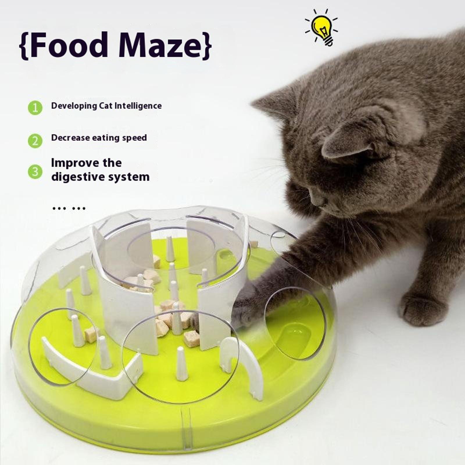 ABS Interactive Cat Feeding Maze Toy Slow Feeder Bowl Pet Anti-Choking Digestion Aid Feeding Bowl Green
ABS Interactive Cat Feeding Maze Toy Slow Feeder Bowl Pet Anti-Choking Digestion Aid Feeding Bowl Green