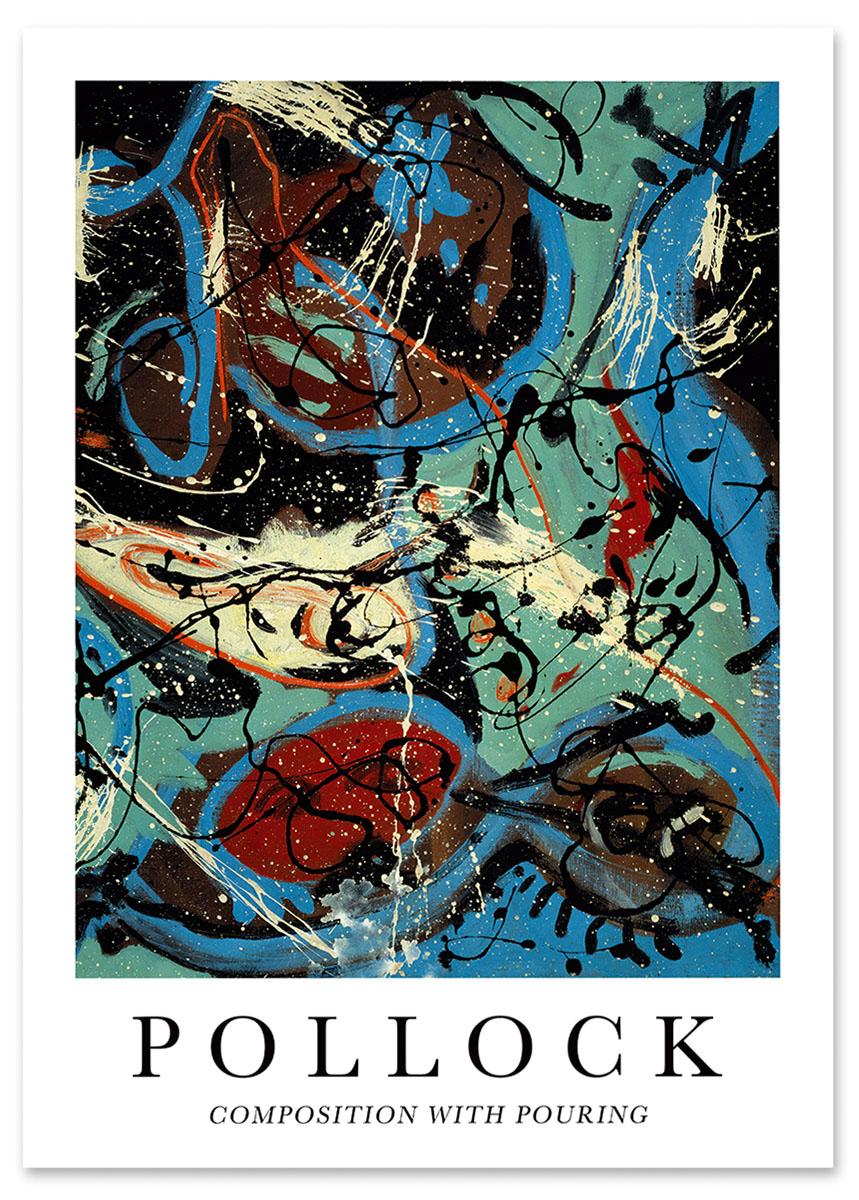 Постер абстракції картини Поллока 30x40 cm
Постер абстракції картини Поллока 30x40 cm