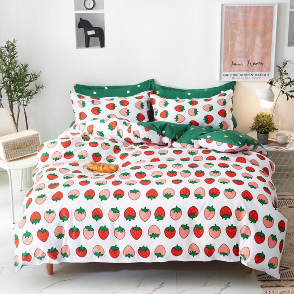 4piece set Chemical Fiber Bedding Cover Set For Student Dormitory Bed Pillow Quilt Cover Sheet Cute Strawberry K1.8 four-piece set#0
4piece set Chemical Fiber Bedding Cover Set For Student Dormitory Bed Pillow Quilt Cover Sheet Cute Strawberry K1.8 four-piece set#0