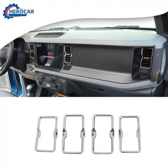 4x Air Conditioner A/C Outlet Vent Trim Frame Panel Cover Trim For Bronco +
4x Air Conditioner A/C Outlet Vent Trim Frame Panel Cover Trim For Bronco +