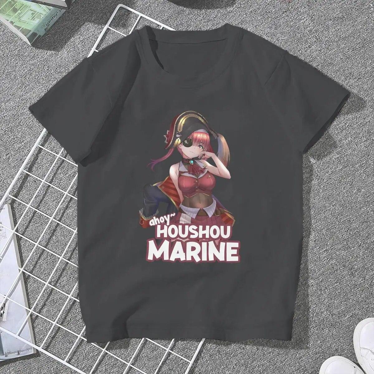 Женские футболки Housou Marine Hololive VTuber, винтажная женская одежда в стиле гранж, свободная хлопковая одежда с рисунком
Женские футболки Housou Marine Hololive VTuber, винтажная женская одежда в стиле гранж, свободная хлопковая одежда с рисунком