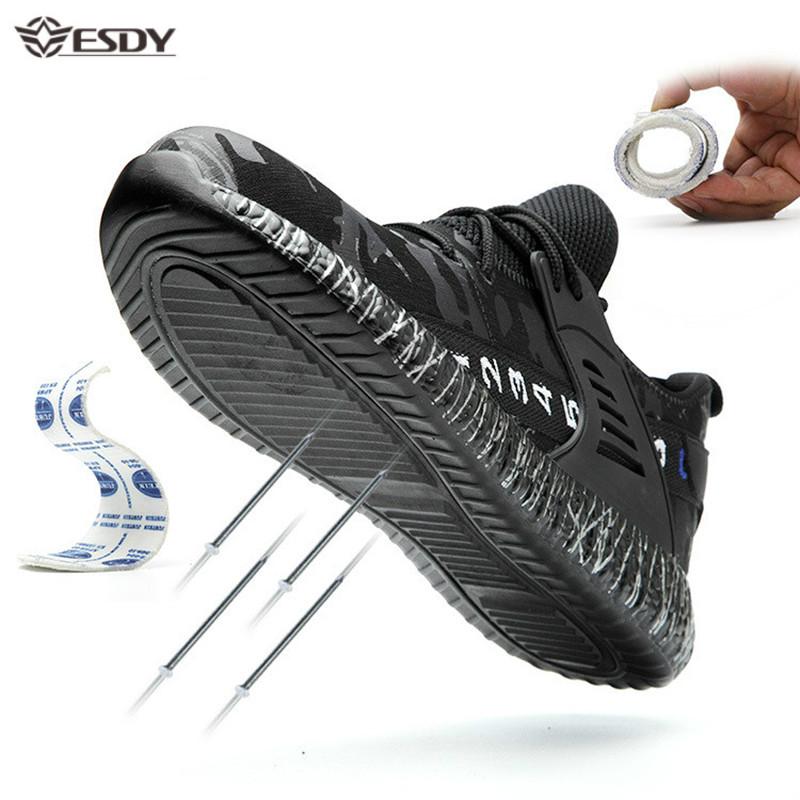 Men s Steel Toe Work Safety Shoes Casual Breathable Outdoor Sneakers Puncture Proof Boots Comfortable Construction Shoes for Men
Men s Steel Toe Work Safety Shoes Casual Breathable Outdoor Sneakers Puncture Proof Boots Comfortable Construction Shoes for Men